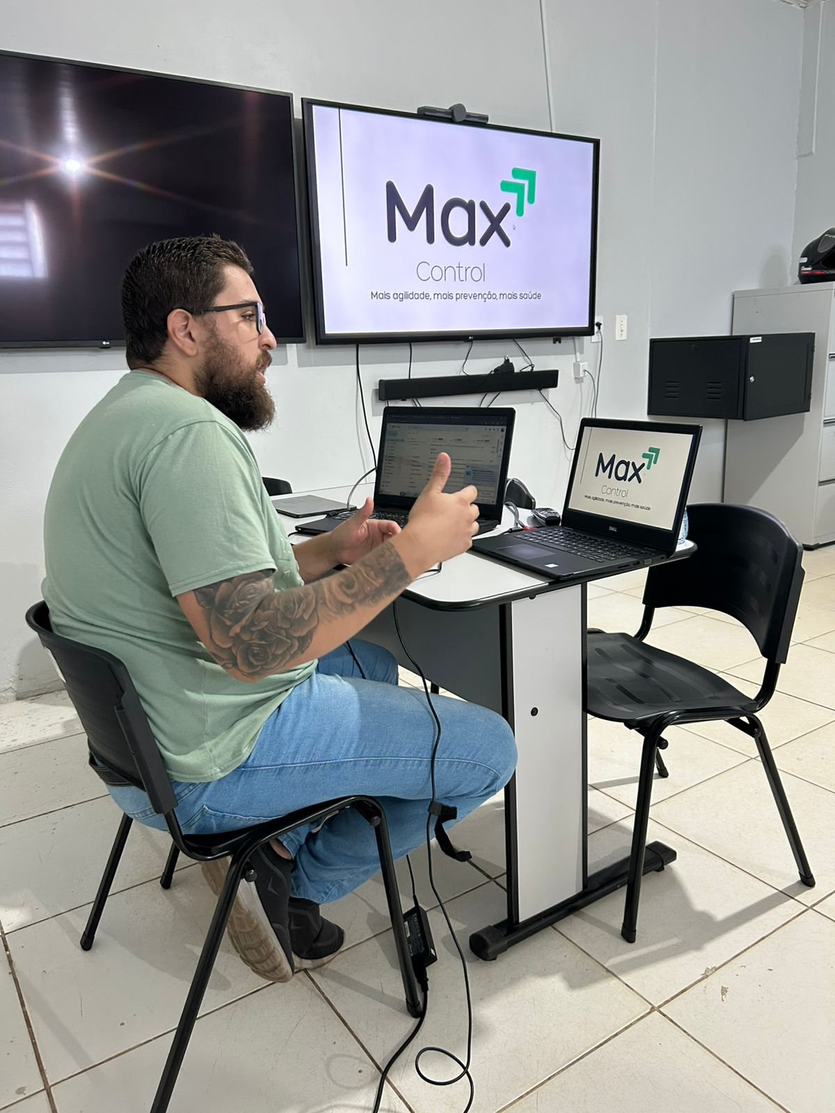 Apresentação da MaxControl em campo